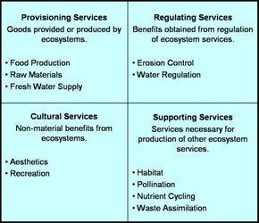 ecosystem services